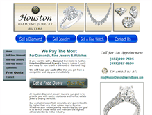 Tablet Screenshot of houstondiamondjewelrybuyers.com